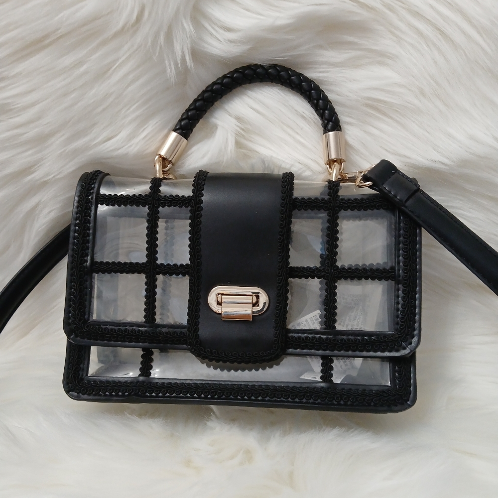 Zara Black Transparent Women's Bag